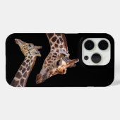 Giraffe Wildlife Safari Black Case-Mate iPhone Hülle (Rückseite (Horizontal))