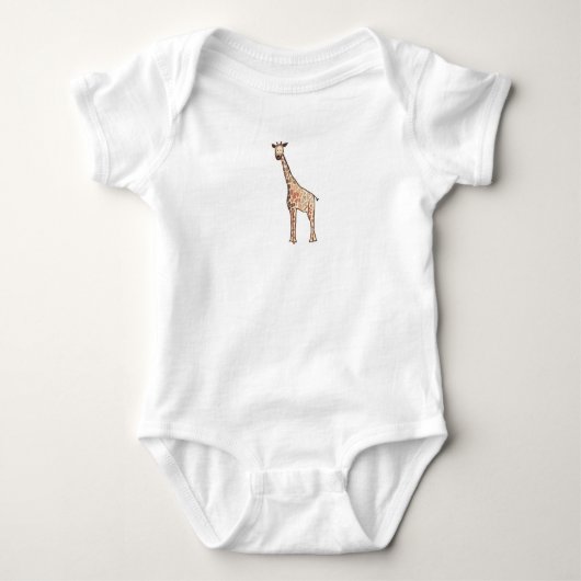 Giraffe: WildLifeCoach Baby Strampler (Vorderseite)