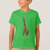 Giraffe Wildtier T-Shirt (Vorderseite)