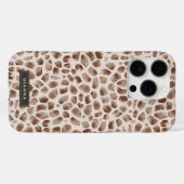 Giraffe Wildtierhautmuster Case-Mate iPhone Hülle (Rückseite (Horizontal))