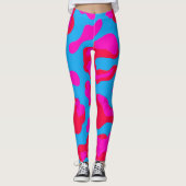 Giraffe Wildtiermuster Leggings (Vorderseite)