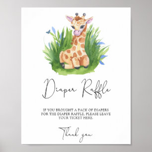 Giraffe - Windelraffe Poster