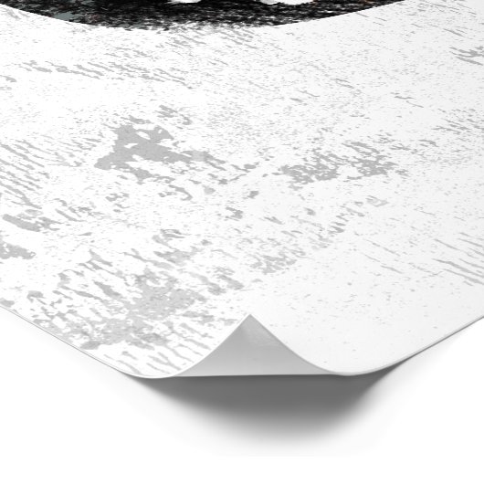 Giraffe wird, wenn du die Kunst der Mauer poster (Ecke)