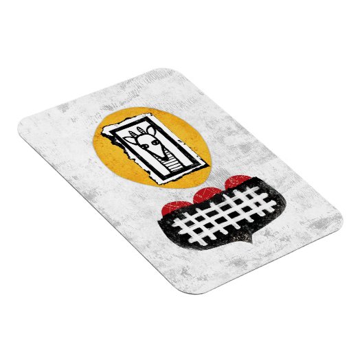 Giraffe wird, wenn Sie Kühlschrank Magnet (Rechte Seite)