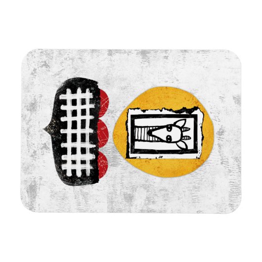 Giraffe wird, wenn Sie Kühlschrank Magnet (Horizontal)