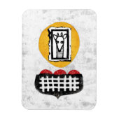 Giraffe wird, wenn Sie Kühlschrank Magnet (Vertikal)