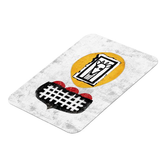 Giraffe wird, wenn Sie Kühlschrank Magnet (Linke Seite)