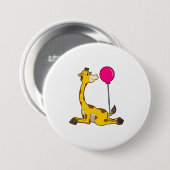 Giraffe with Balloon Button (Vorne & Hinten)