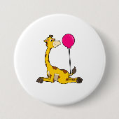 Giraffe with Balloon Button (Vorderseite)
