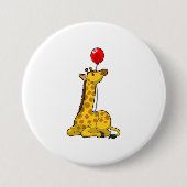 Giraffe with Balloon Button (Vorderseite)