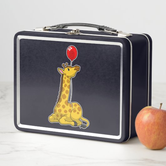Giraffe with Balloon Metall Brotdose (Beispiel)