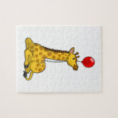 Giraffe with Balloon Puzzle (Horizontal)