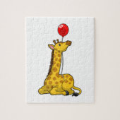 Giraffe with Balloon Puzzle (Vertikal)