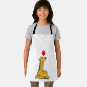 Giraffe with Balloon Schürze (Insitu)