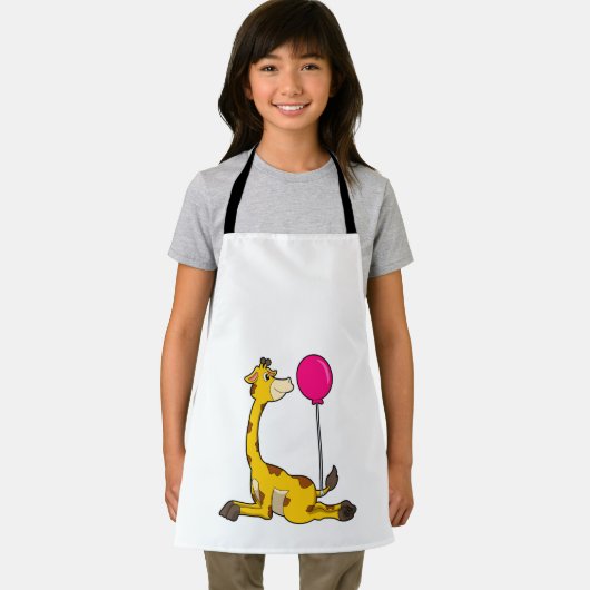 Giraffe with Balloon Schürze (Insitu)