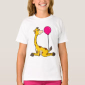 Giraffe with Balloon T-Shirt (Vorderseite)