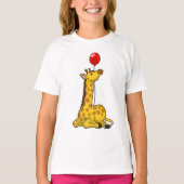 Giraffe with Balloon T-Shirt (Vorderseite)