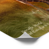 Giraffe World Art Poster/Print Poster (Ecke)