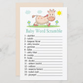 Giraffe Wortspiel (Vorne/Hinten)