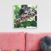 Giraffe Wrapped Canvas Leinwanddruck (Insitu (Wohnzimmer))