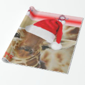 Giraffe Wrapping Paper Christmas Geschenkpapier (Ungerollt)