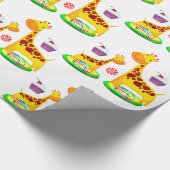 Giraffe Wrapping Paper Geschenkpapier (Ecke)