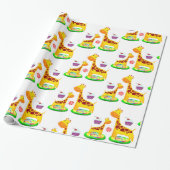 Giraffe Wrapping Paper Geschenkpapier (Ungerollt)