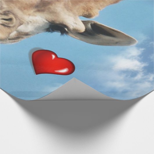 Giraffe Wrapping Paper Geschenkpapier (Ecke)