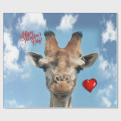 Giraffe Wrapping Paper Geschenkpapier (Flach)