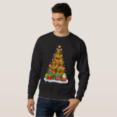 Giraffe   Xmas Holiday   Giraffe Christmas Tree Sweatshirt (Vorne ganz)