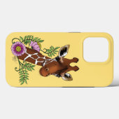 Giraffe Yellow Portrait-Blume Case-Mate iPhone Hülle (Rückseite (Horizontal))