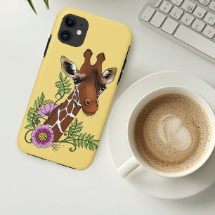 Giraffe Yellow Portrait-Blume Case-Mate iPhone Hülle