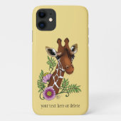 Giraffe Yellow Portrait-Blume Case-Mate iPhone Hülle (Rückseite)