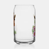 Giraffe Yellow Portrait-Blume Dosenglas (Links)