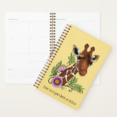 Giraffe Yellow Portrait-Blume Planer (Anzeige)