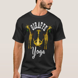 Giraffe Yoga Workout für Frauen Männer Entspannen T-Shirt