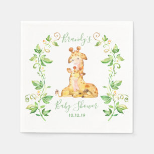 Giraffe Zoo Jungle Animals Kinderdusche Serviette