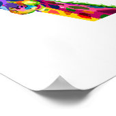 Giraffe Zoo Keeper Safari Tiergiraffe Poster (Ecke)