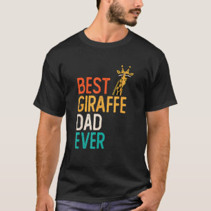Giraffe Zoo Tier Giraffe Vater Papa Giraffe T-Shirt