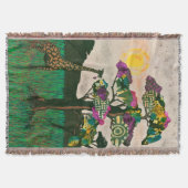 Giraffe zu den Flugzeug Afrikas Decke (Vorderseite)