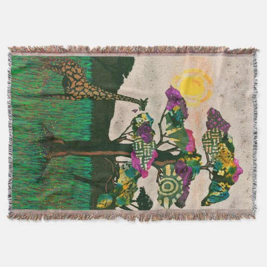 Giraffe zu den Flugzeug Afrikas Decke (Vorderseite)