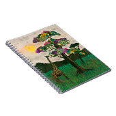 Giraffe zu den Flugzeug Afrikas Notizblock (Rechte Seite)