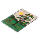 Giraffe zu den Flugzeug Afrikas Notizblock (Linke Seite)