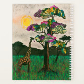 Giraffe zu den Flugzeug Afrikas Planer (Rückseite)