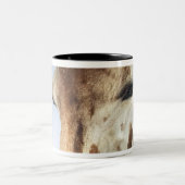 Giraffe Zweifarbige Tasse (Mittel)