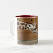 Giraffe Zweifarbige Tasse (Vorderseite Links)