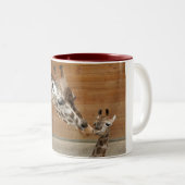 Giraffe Zweifarbige Tasse (VorderseiteRechts)