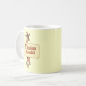 Giraffen-"3. Sortierer-Felsen-" Entwurf Kaffeetasse (Vorderseite Links)