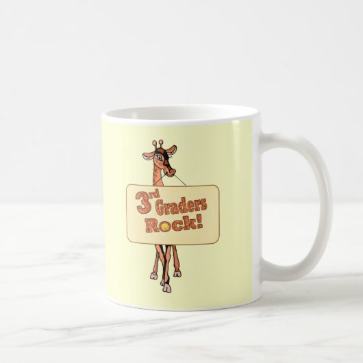 Giraffen-"3. Sortierer-Felsen-" Entwurf Kaffeetasse (Rechts)