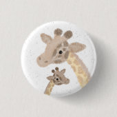 Giraffen-Abzeichen Button (Vorderseite)
